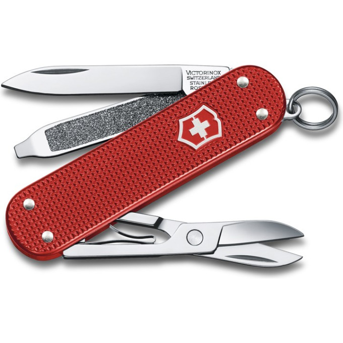 Нож-брелок Victorinox Classic Alox 0.6221.L18, красный